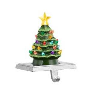 Juego de soporte de calcetín de Navidad de Metal de alta calidad elegante diseño de estrella y árbol percha de repisa para decoración del hogar - Product Image 3