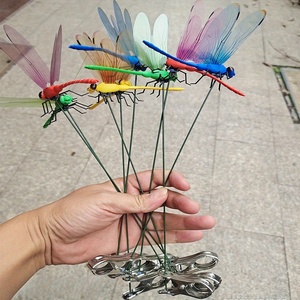 25*9 см 3D яркий зажим для шляпы стрекозы красочный репеллент от насекомых Сад Двор Балкон современный открытый фестиваль праздничное украшение для вечеринки - Product Image 5