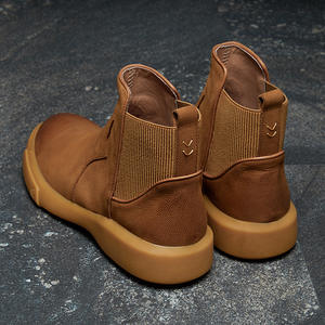 รองเท้าหนังวัวแท้แบบอ็อกซ์ฟอร์ด พร้อมส้นรองรับแรงกระแทกและดีไซน์กันลื่น รองเท้าหนังสำหรับสุภาพบุรุษ - Product Image 4