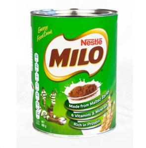 กระป๋องหวานสำหรับเครื่องดื่มสไตล์เนสท์เล่สำหรับเครื่องดื่ม Milo ส่วนผสมเครื่องดื่มแห้งสำหรับเด็กและผู้ใหญ่พร้อมรูปแบบอาหารและถุง