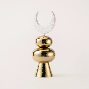 Religious Style Arabic With Deluxe Quality Handmade Brass Minarets Handicrafts With Gold Finished Metal Beautiful <b>Decoration</b> Use - Product Image 6