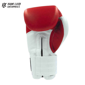ถุงมือชกมวยแบบสปริงออกแบบได้ตามต้องการขนาดและโลโก้ทำจากหนัง PU แพลตตินัม - Product Image 4