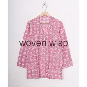 Conjunto de pijama de invierno personalizable a granel, ropa de descanso a cuadros estampada a mano, pijamas personalizados relajantes, ropa de descanso al por mayor - Product Image 6