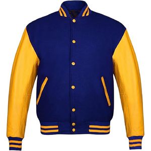 2025 gros hommes bouton up Baseball College veste couleur personnalisée Varsity veste pour hommes - Product Image 6