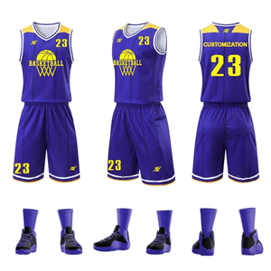 Maillot de basket-ball de bonne qualité avec logo personnalisé, à séchage rapide, uniforme de basket-ball tendance pour le sport, maillot de basket-ball réversible par sublimation - Product Image 4