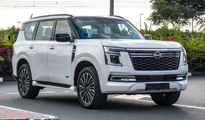 Nouveau Nissan Patrol SE Platinum City 2025, moteur essence 3.8L, transmission automatique, conduite à gauche, couleur blanche, V6T, 7 places, 316 ch - Product Image 2