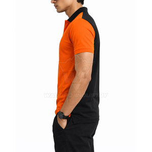 เสื้อโปโลผู้ชายคลาสสิก ผ้าฝ้ายผสมเนื้อนุ่ม สวมใส่สบาย แขนสั้น เหมาะสำหรับใส่ลำลอง เล่นกอล์ฟ ทำธุรกิจ เดินทาง และใส่ในชีวิตประจำวัน - Product Image 2