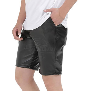 New Style Custom Made <b>Men's</b> <b>Leather</b> <b>Shorts</b> Solid Casual Custom Color Made in Pakistan High Quality - Product Image 1