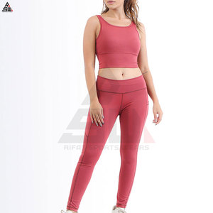 Ensemble de yoga grande taille pour femmes, logo personnalisé sur le devant, respirant, séchage rapide, vêtements de sport de haute qualité, leggings 2 pièces - Product Image 6