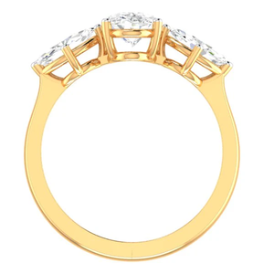 แหวนเพชรทรงกลมแบบ Halo ทอง 14K แท้ น้ำหนัก 3.4 กะรัต สำหรับผู้หญิง ของขวัญสำหรับงานหมั้นและงานแต่งงาน - Product Image 5