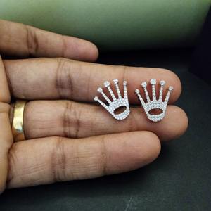 Boucles d'oreilles de style unique et luxueux en argent sterling 925 plaqué or, certifiées IGI, pour les fêtes et les cadeaux d'anniversaire - Product Image 4