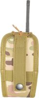 Pochette radio Molle tactique unisexe avec support camouflage pour talkie-walkie pour l'extérieur et la chasse avec doublure en polyester