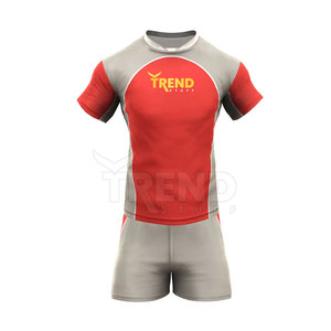 Ensemble Maillot et Short de Rugby Football Respirant à Sublimation Personnalisée Vêtements de Rugby Tenues de Club Uniformes - Product Image 4
