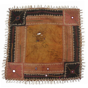 Parche Bordado Tradicional Indio, Arte y Artesanía, Parche Colorido Estilo Gujarati Kutch, Parche Bohemio Kutch Vintage Indio - Product Image 2