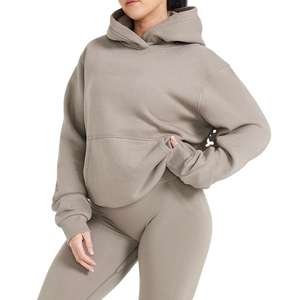 Sudadera con Capucha Extra Grande de Felpa para Mujer, Sudadera Larga de Algodón, Sudadera con Capucha de Talla Grande, Ropa de Calle, Sudadera Cálida de Invierno - Product Image 1