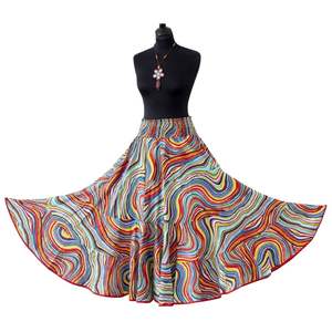 Robe en coton vintage pour femmes, 100% coton, imprimé, style bohème, vêtements de détente, vêtements de plage, prix de gros - Product Image 4