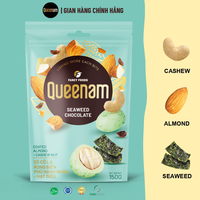 Fabricant, Meilleure Vente, Chocolat Halal en Dragées du Vietnam, OEM/ODM, Amandes et Noix de Cajou enrobées de chocolat aux algues, 75G, Expédition Mondiale