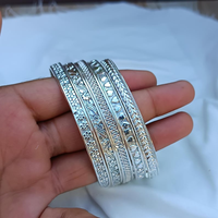 925 argent Sterling plaqué 4 ensemble coeur flèche Texture Vintage Bracelet fait main pour les femmes bijoux de mode fournisseurs en gros