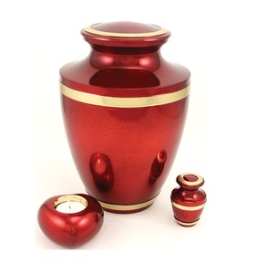 Ensemble exigeant de trois urnes de crémation pour adultes Urne funéraire commémorative en métal de qualité élégante de bonne conception pour les cendres humaines - Product Image 6