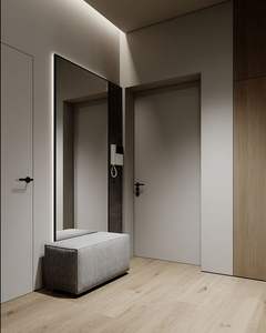 Cortez RAL ประตูภายในทำจากไม้ติดตั้งภายในสำหรับบ้านห้องนั่งเล่นโรงพยาบาลใช้ในห้องนอนภายนอกอพาร์ทเมนต์ - Product Image 2