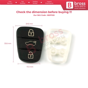แผ่นยาง BDP1120 สำหรับใส่กุญแจรีโมทรถยนต์แบบพับได้ - Product Image 6