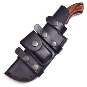 มีดทำมือแบบดั้งเดิมจากเหล็กดามัสกัส ด้ามเต็ม สำหรับกิจกรรมกลางแจ้ง ตั้งแคมป์ ล่าสัตว์ และใช้งานทั่วไป - Product Image 3