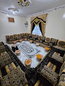 Sofá estilo Majlis árabe, diseño clásico, elegante conjunto para sala de estar, asientos de esquina de lujo, diseño que ahorra espacio - Product Image 3