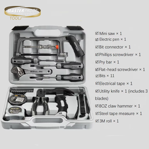 Juego de Herramientas Mecánicas de Alta Calidad de 22 Piezas, Colección de Herramientas con <span class=keywords><strong>Martillo</strong></span>, Alicates y Destornillador - Product Image 4