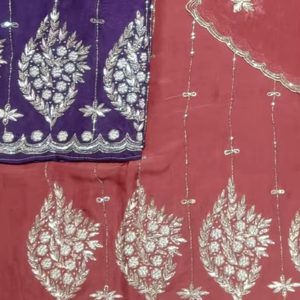 ชุดสูทแฟชั่นอินเดียปักด้วยมือจากนักออกแบบสมัยใหม่สำหรับงานปาร์ตี้สไตล์ดั้งเดิม - Product Image 1