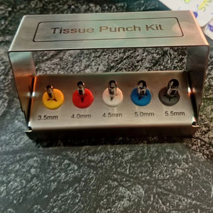 Jeu de clés à perforation manuelle pour l'implantologie dentaire et la chirurgie d'allongement de la couronne de biopsie - Product Image 1