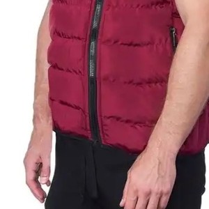 Gilet matelassé pour homme de qualité supérieure, léger, prix bas, respirant, entièrement personnalisable, anti-rides, avec un design moderne - Product Image 5