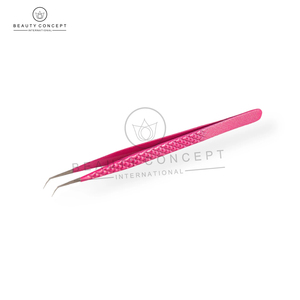 <b>Pink</b> Color 5 Pcs <b>Set</b> Beauty Good Quality Latest Product OEM Service Eyelash Tweezers by Beauty Concept International - Product Image 3