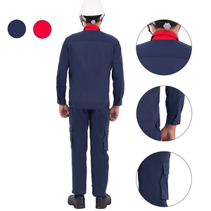 High Quality Customizable <b>Construction</b> Welding Workwear <b>Uniforms</b> Breathable Set OEM/ODM Flame-Retardant Fabric Available - Product Image 3