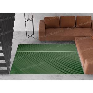 <b>Printed</b> Rug - <b>Botanical</b> Green Leaf Design for Home Decor,Goblen Rug - Product Image 4