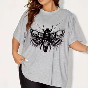 T-shirt ample à col rond pour homme, de haute qualité, été, coupe ample, 230 g/m², 100 % coton, séchage rapide, écologique, respirant - Product Image 5