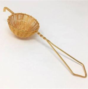 Latest Kitchenware <b>Tea</b> Strainer Filter Handwoven Brass <b>Tea</b> <b>Infuser</b> With Long Handle <b>Loose</b> Coffee & <b>Tea</b> Handicrafts - Product Image 4