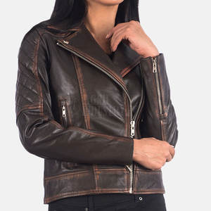 Nouveauté Veste en cuir véritable de haute qualité Meilleure vente Prix de gros Vestes pour femmes en vente en ligne - Product Image 5