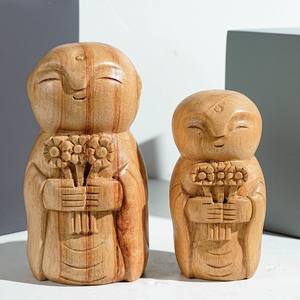 Nuevo diseño artístico de madera esculturas para exteriores e interiores estatua de Bellas Artes de madera escultura abstracta tallada a mano - Product Image 6