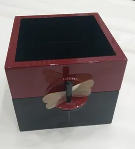 Thiết Kế Đẹp Hàng Đầu Bán Đồ Trang Sức Thủ Công Hộp Sơn Mài Bằng Gỗ Hộp Sơn Mài Với Con Chuồn Chuồn Từ Việt Nam - Product Image 5