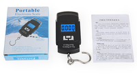 Balance numérique suspendue électrique en acier inoxydable avec écran LCD rétroéclairé, personnalisable en usine, pour bagages multi-unités, capacité maximale 50 kg, précision 10 g