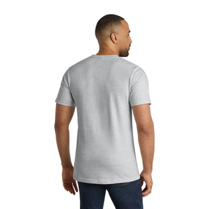 เสื้อยืดผู้ชายผ้าฝ้ายธรรมดาคุณภาพสูง เสื้อยืดระบายอากาศดี รับผลิตเสื้อยืดคอกลมผ้าฝ้ายธรรมดาสำหรับผู้ชาย - Product Image 5