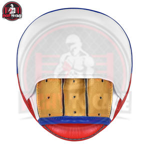 Pads de boxe Micro Focus en cuir/PU durables, personnalisables, légers – Équipement ultime pour l'entraînement en salle pour les athlètes - Product Image 3