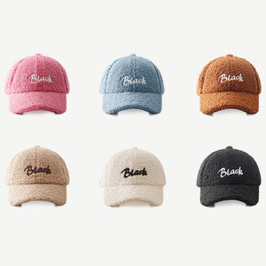 Custom Pure Warm <b>Wool</b> Winter Unisex Hats Custom 3d Embroidery Logo Furry Warm <b>Wool</b> Caps for Men and Women - Product Image 2