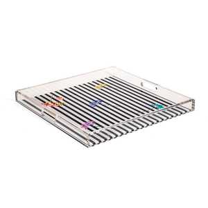 Acrylic Serving Tray with Arabic Calligraphy for Kitchen or Hotel Use Handmade Premium Quality Customized Size - Product Image 4