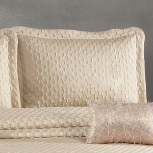 Juego de Ropa de Cama Guzide ELI T Cappuccino de 4 Piezas, Personalizado, Clásico, de Lujo, 100% Chenilla Orgánica, Tejido a Rayas, Lavable, Antipolvo - Product Image 3
