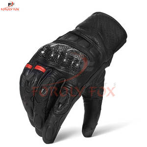 Gants de Moto Personnalisés de Haute Qualité en Cuir Véritable Classique, Vente en Gros au Prix d'Usine, Meilleur Fabricant - Product Image 3