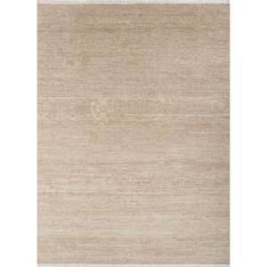 พรมขนสัตว์ถักมือสีน้ำตาลเบจ Viscaya รุ่น AKWL-1723 พรมปูพื้นรูปทรงสี่เหลี่ยมผืนผ้าสีพื้นสำหรับห้องนั่งเล่น ทางเข้าบ้าน และโถงทางเดิน - Product Image 1