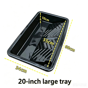 Ensemble d'accessoires pour bac à <span class=keywords><strong>peinture</strong></span> en acier inoxydable industriel OEM <span class=keywords><strong>de</strong></span> 20 pouces avec rouleau en plastique épais pour outils <span class=keywords><strong>de</strong></span> <span class=keywords><strong>peinture</strong></span> murale - Product Image 1