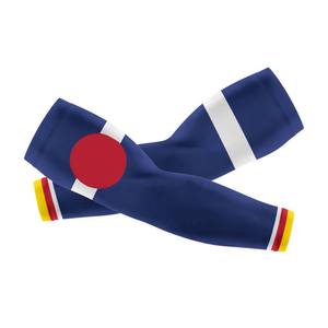 Factory Made Custom Logo Sports Cool Arm Sleeves Cycling Basketball UV Protector Compression Arm Sleeves - Product Image 2