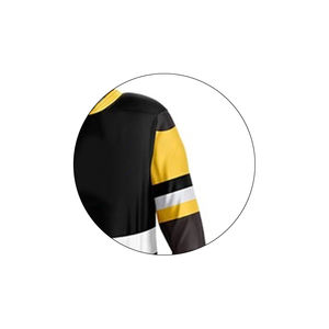 Uniforme de hockey sur glace anti-rides de haute qualité pour hommes, vêtements de sport tendance, entièrement personnalisés avec broderie à un prix - Product Image 4
